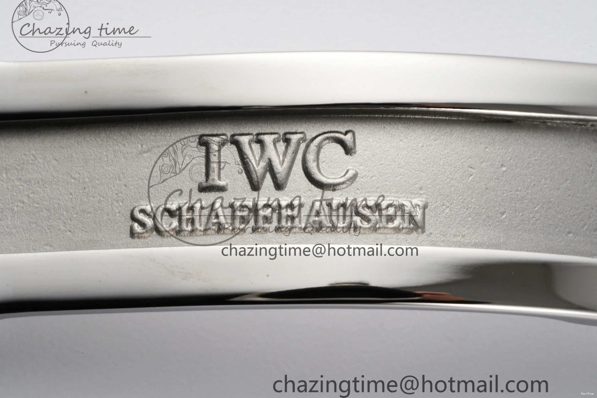 MIROTIME 0316 ZeroBulk Portuguese Real PR IW500715 SS AZF 1:1 Best Edition White Blue Dial on Blue Leather Strap A 7034